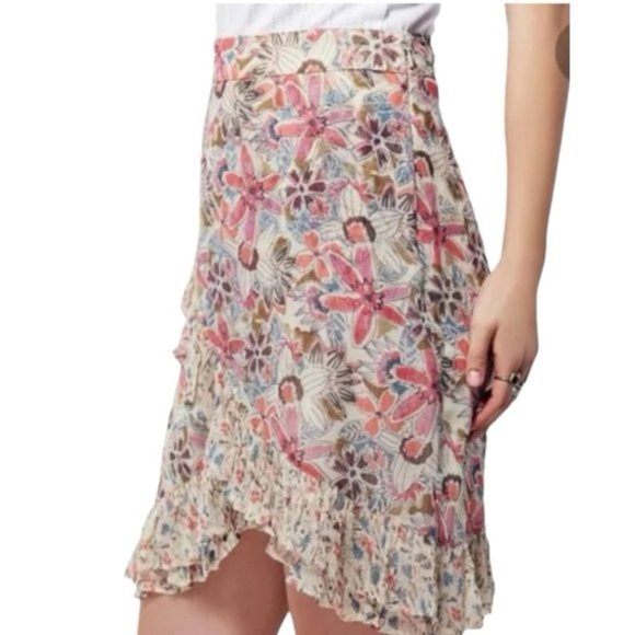 Free People Tan Around The World Ivory Skirt (14) - Picture 2 of 8